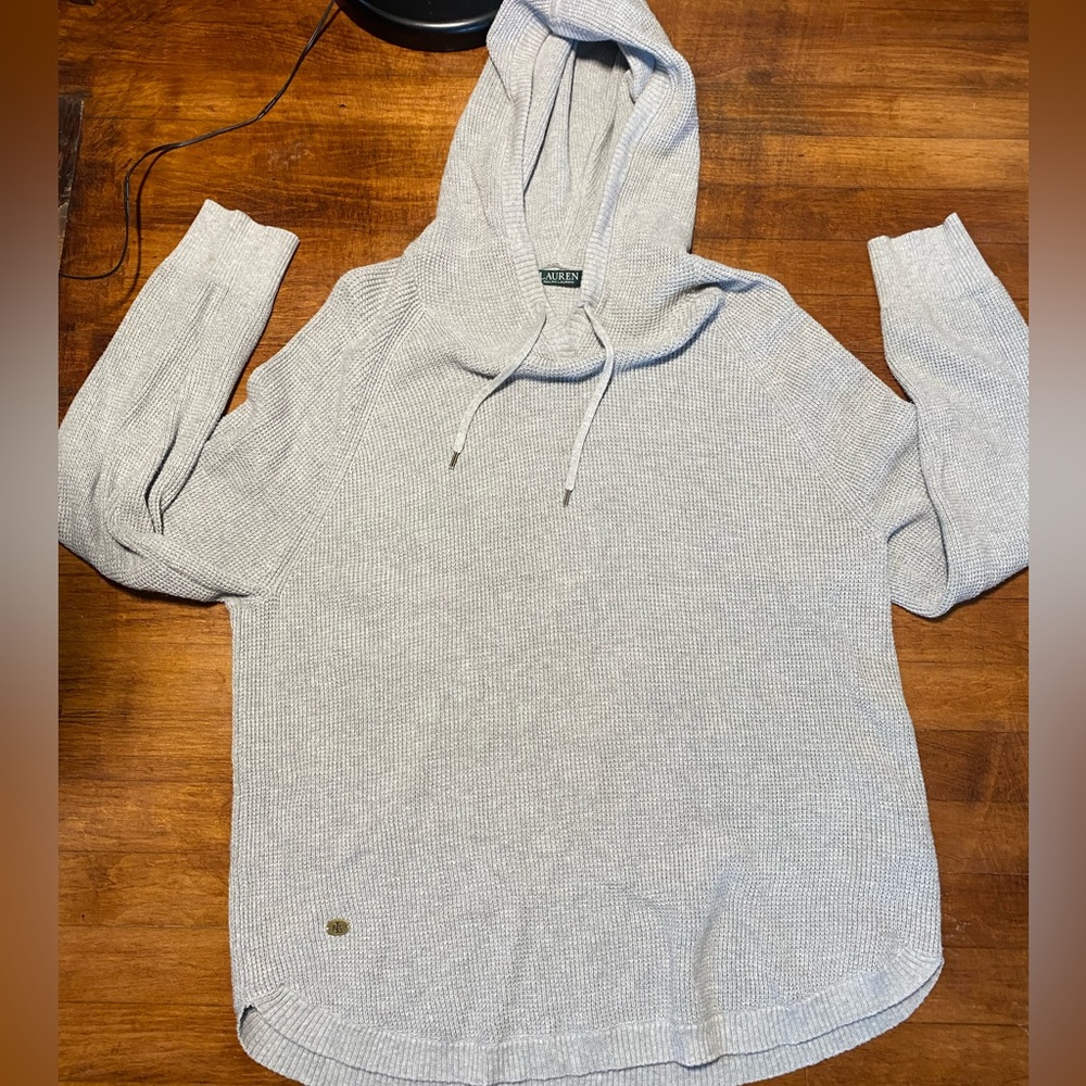 Ralph Lauren gray hoody women’s XL